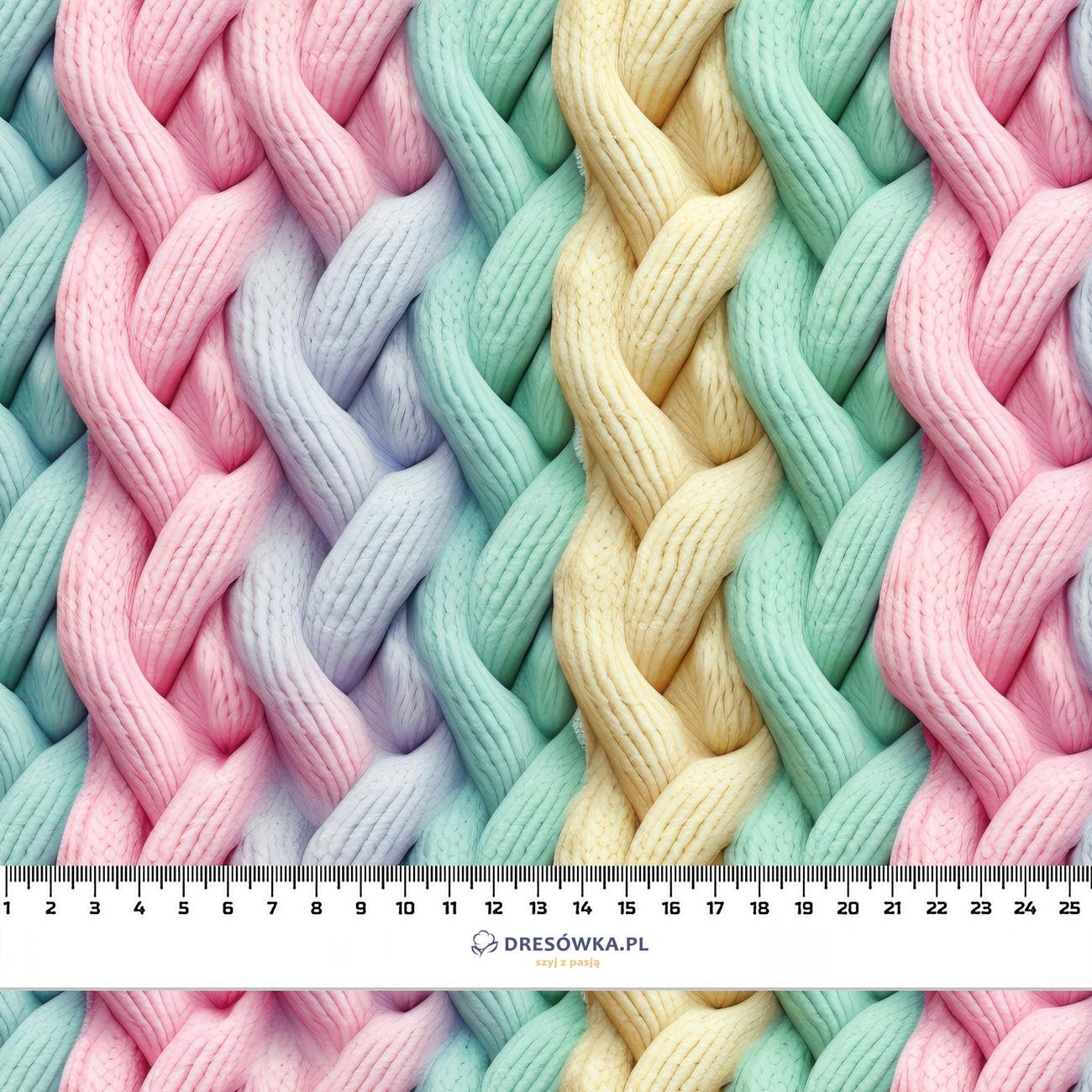 IMITATION PASTEL SWEATER VZ. 2 - tkanina bawełniana