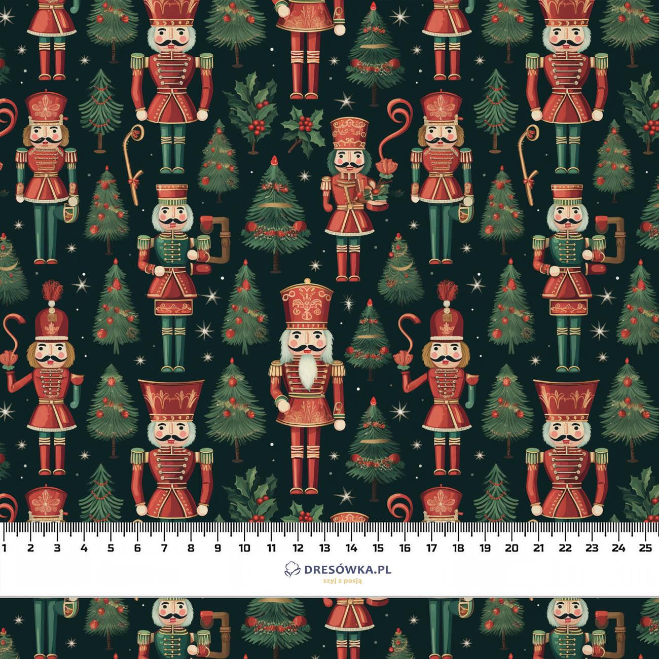CHRISTMAS NUTCRACKER - Hydrofobní česaná teplákovina