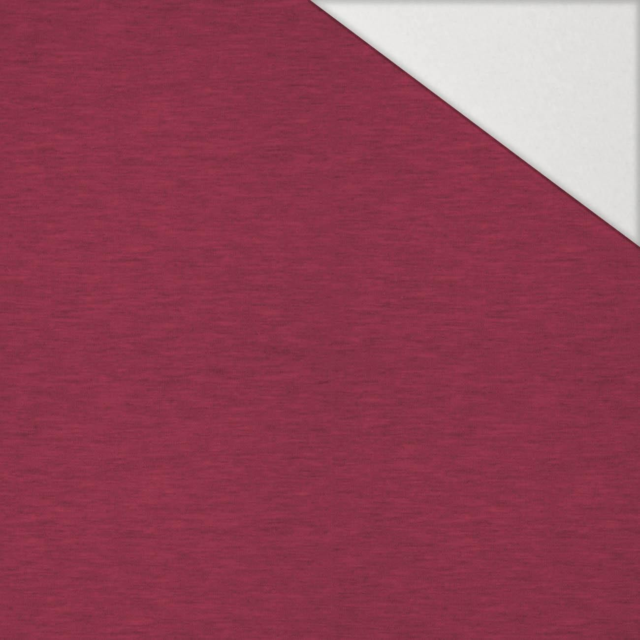 MELÍR / viva magenta - Hydrofobní česaná teplákovina
