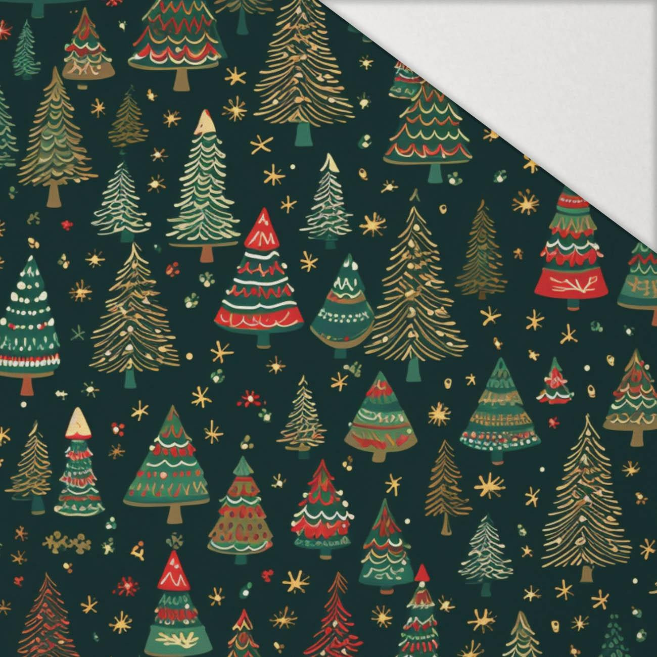 CHRISTMAS TREE VZ. 2 - Hydrofobní česaná teplákovina