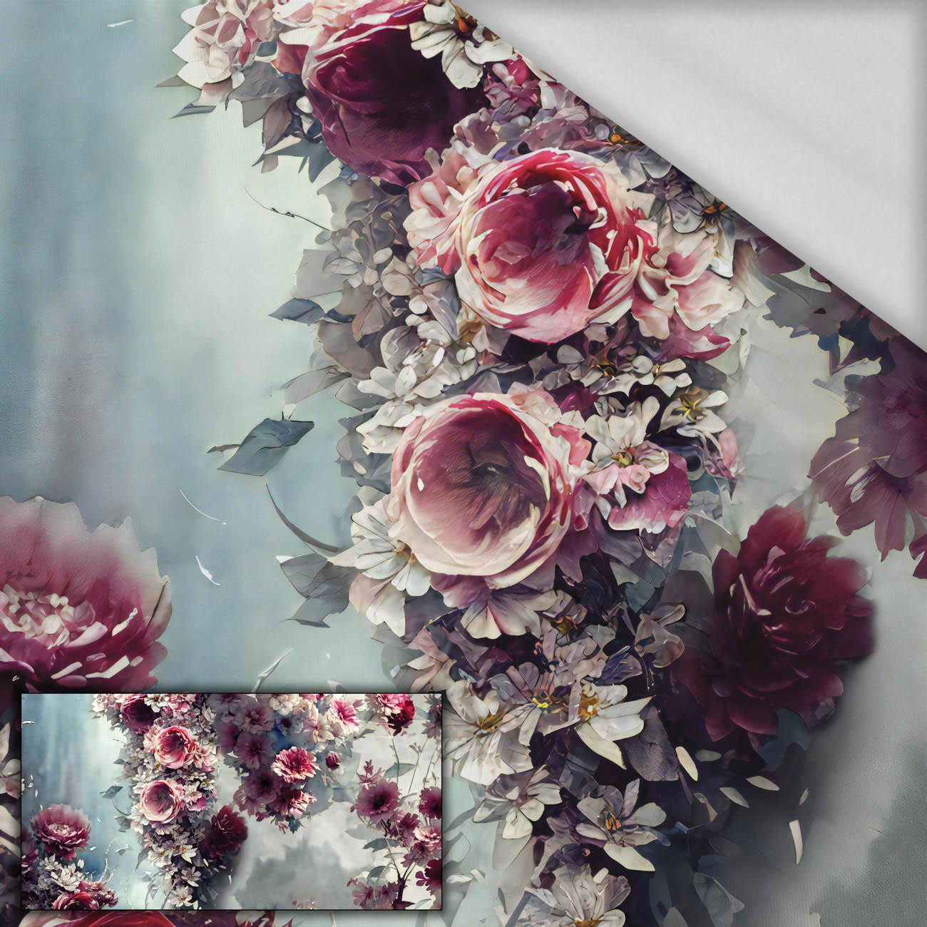 VINTAGE FLOWERS VZ. 5 - Paneel (80cm x 155cm) - Thermo lycra