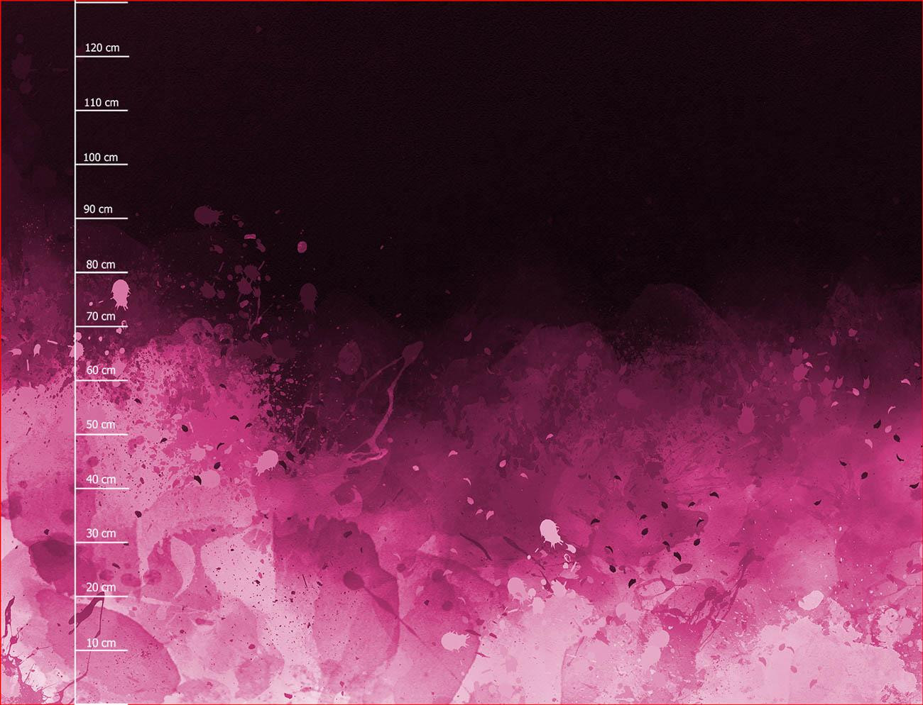SKVRNY (fuchsie) / černý - panel úplet