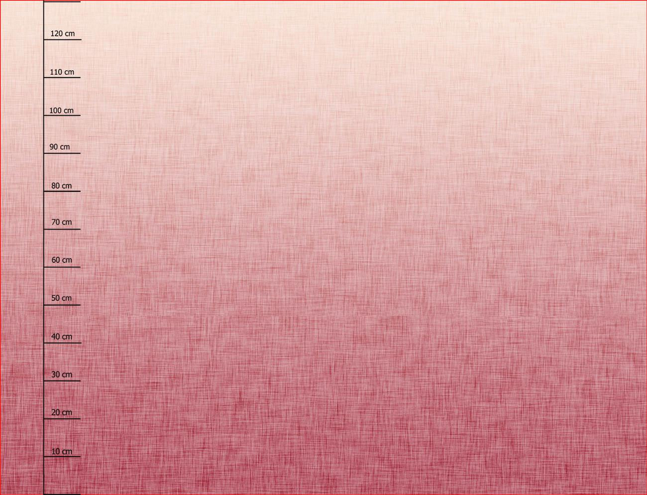 OMBRE / ACID WASH -  fuchsie (světlé růžový) - panel úplet
