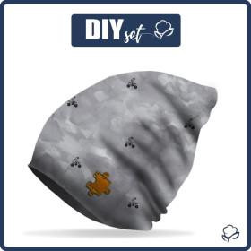 ČEPICE “Šmoulinka” - MOTORKY (minimal) / KAMUFLÁŽ vz. 2 (šedý) 51-53