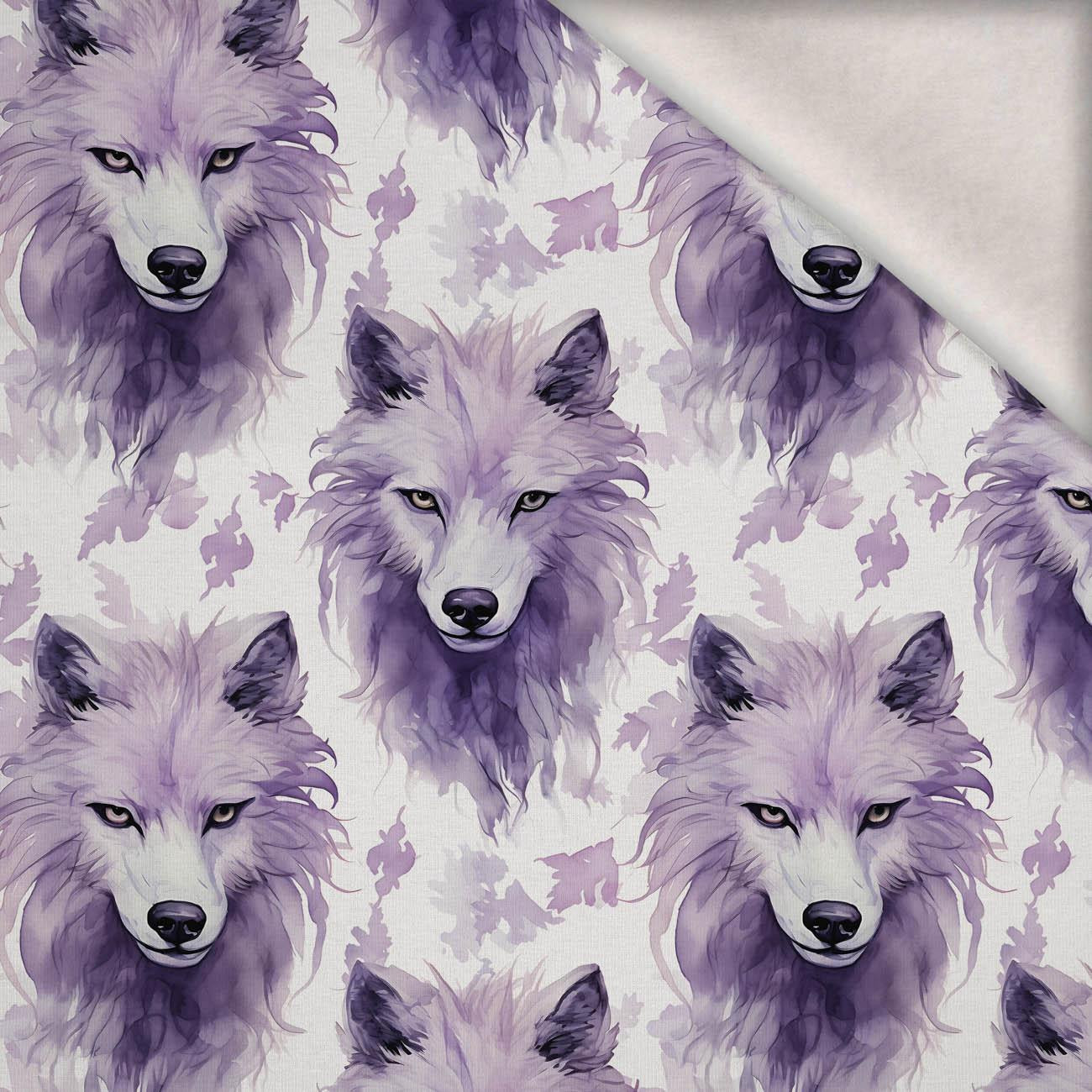 PASTEL WEREWOLF - teplákovina počesaná s elastanem ITY