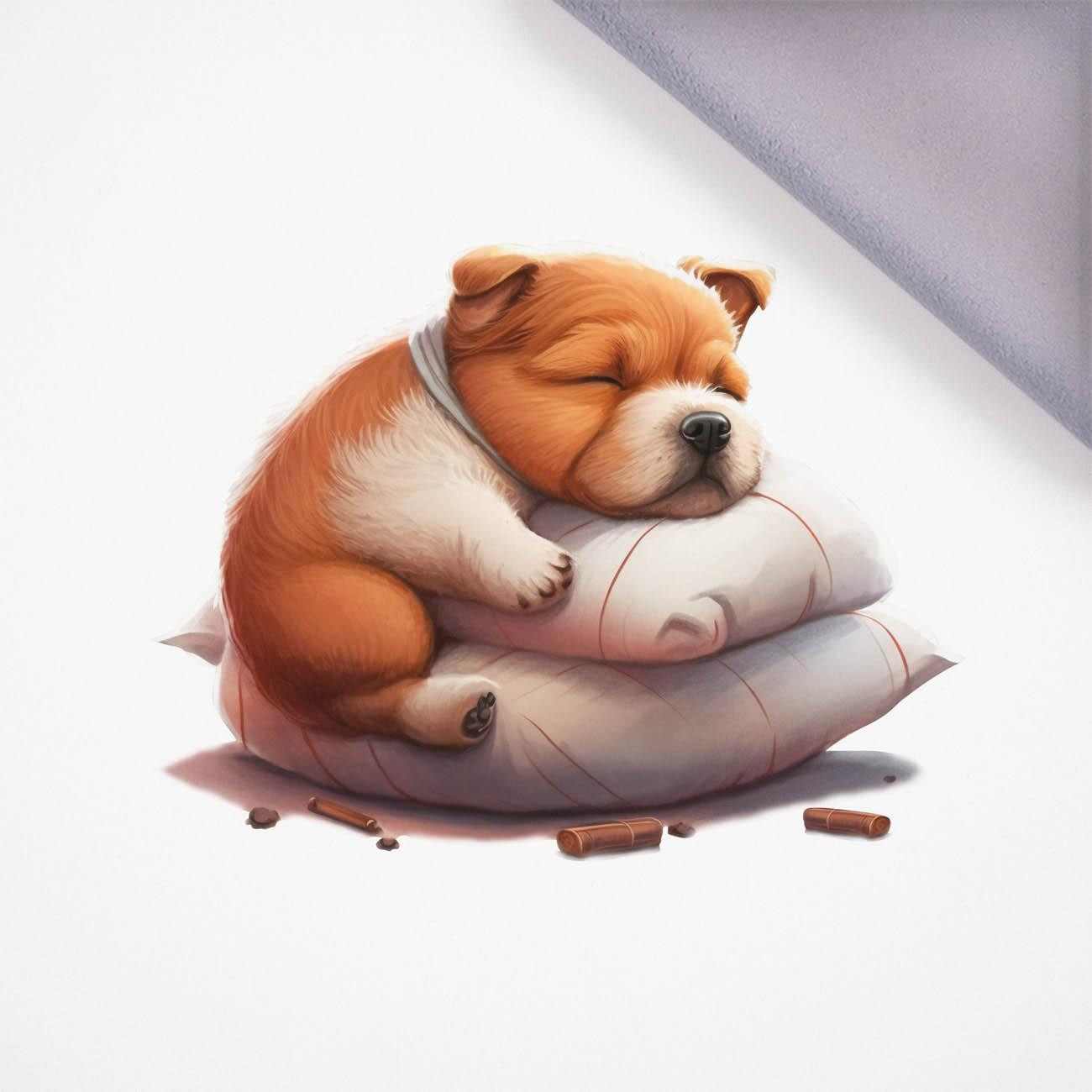 SLEEPING DOG - Panel (75cm x 80cm), softshell 