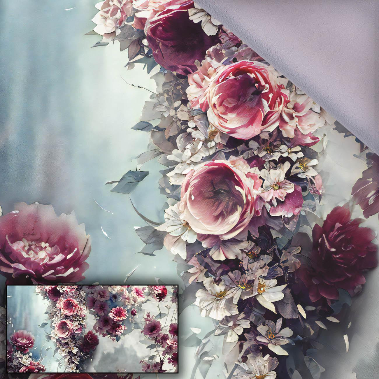 VINTAGE FLOWERS Vz. 5  - panel, softshell (80cm x 140cm)