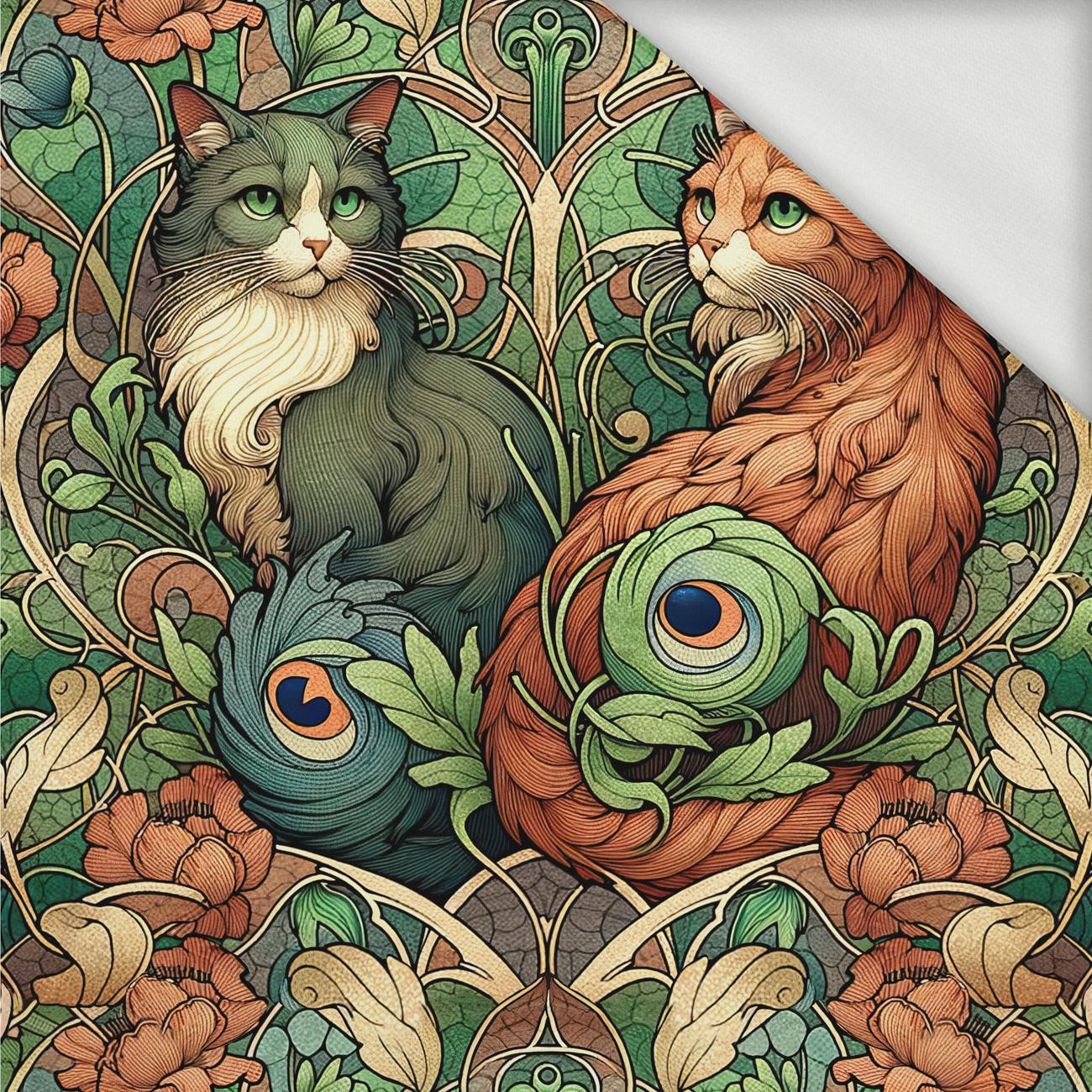 ART NOUVEAU CATS & FLOWERS VZ. 3 - teplakovina