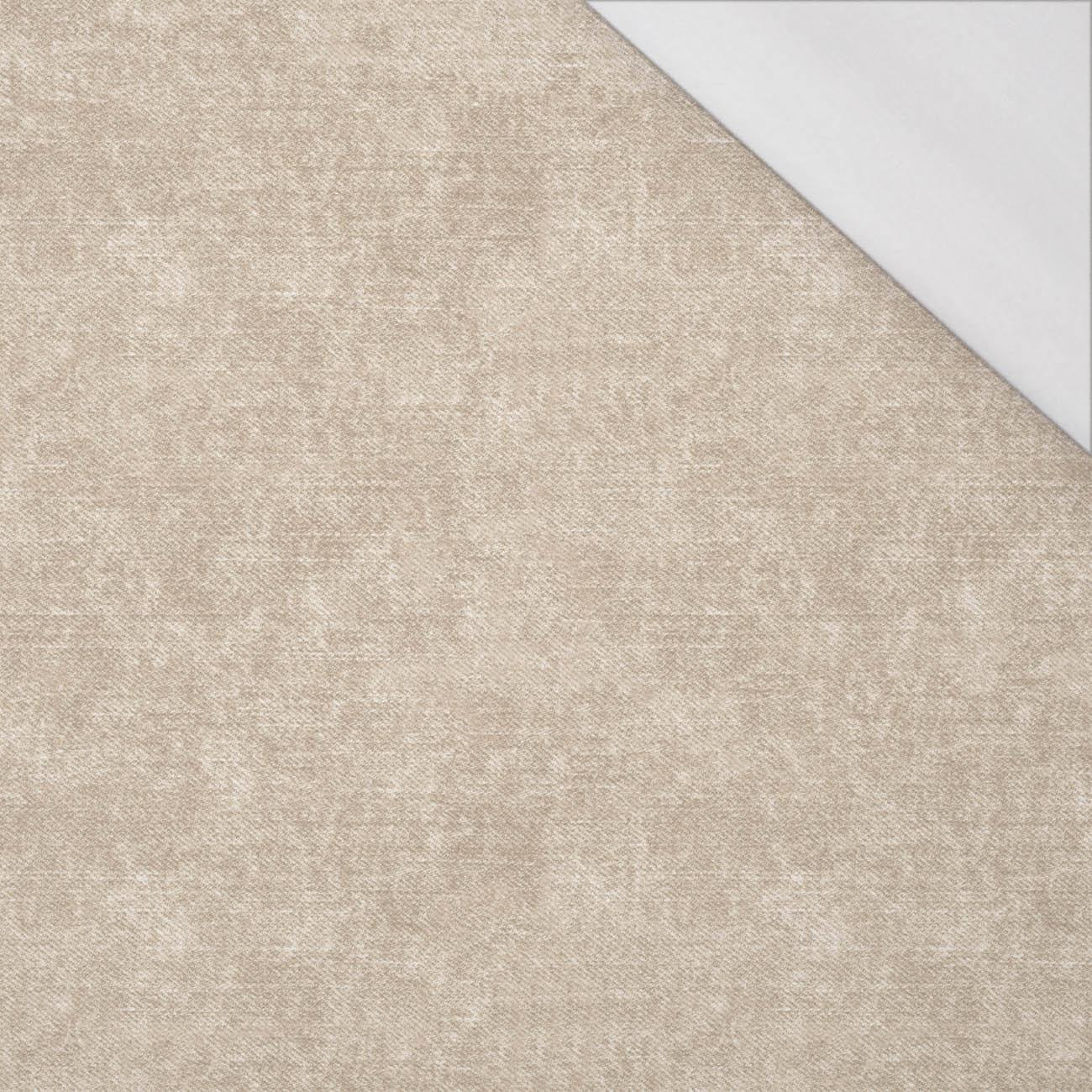 ACID WASH BÉŽOVÝ - organický úplet single jersey s elastanem 