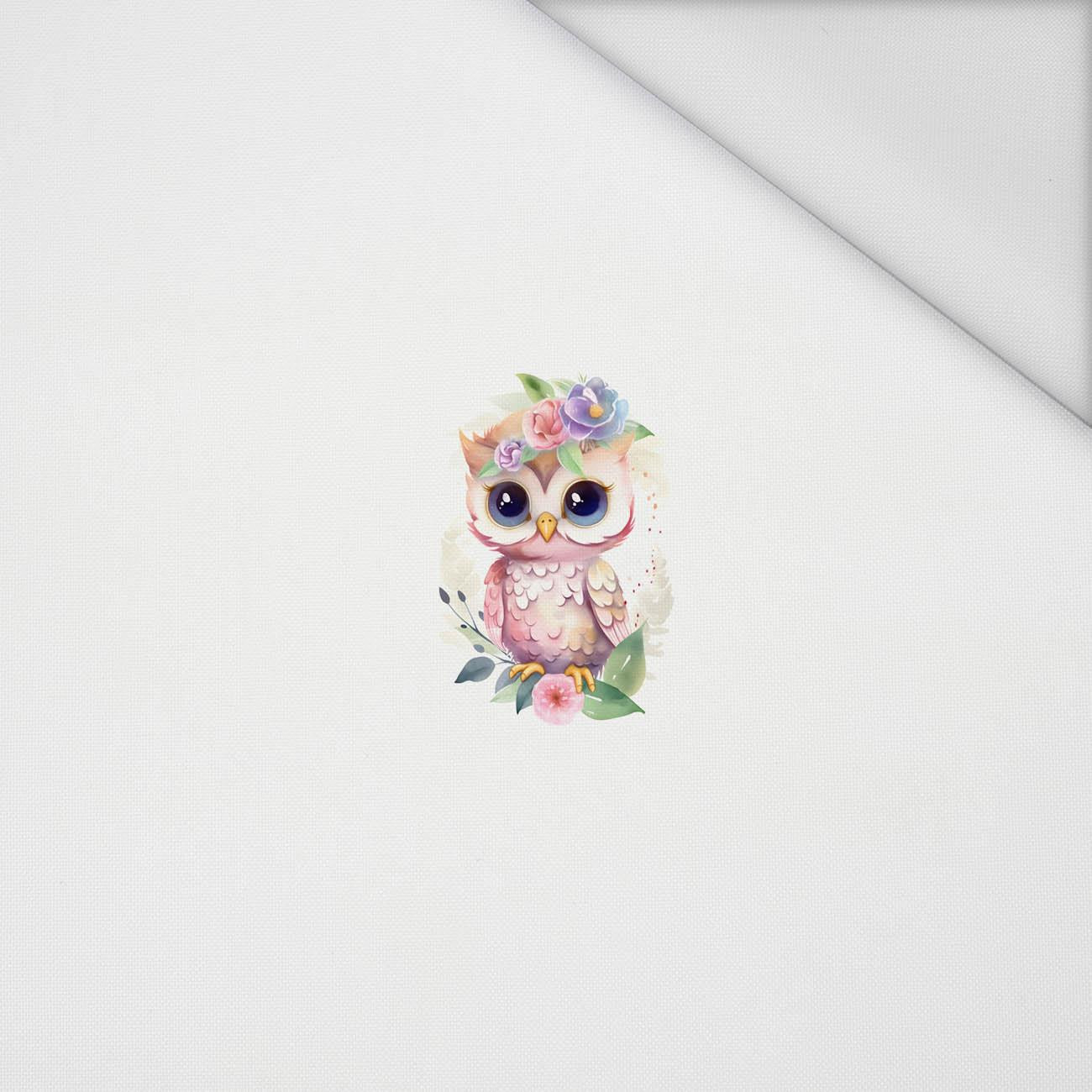 BABY OWL - Paneel (60cm x 50cm) Voděodolná tkanina Oxford