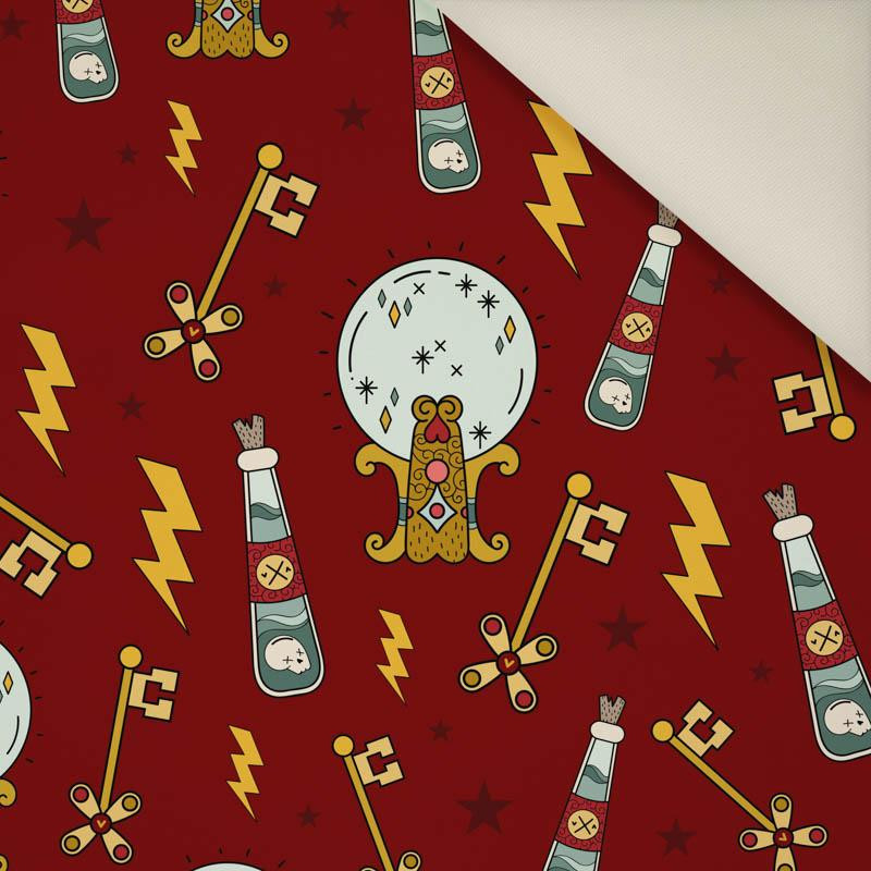 KOUZELNÝ MIX VZ.4 (KOUZELNÁ ŠKOLA) / bordová- Potahový velur 