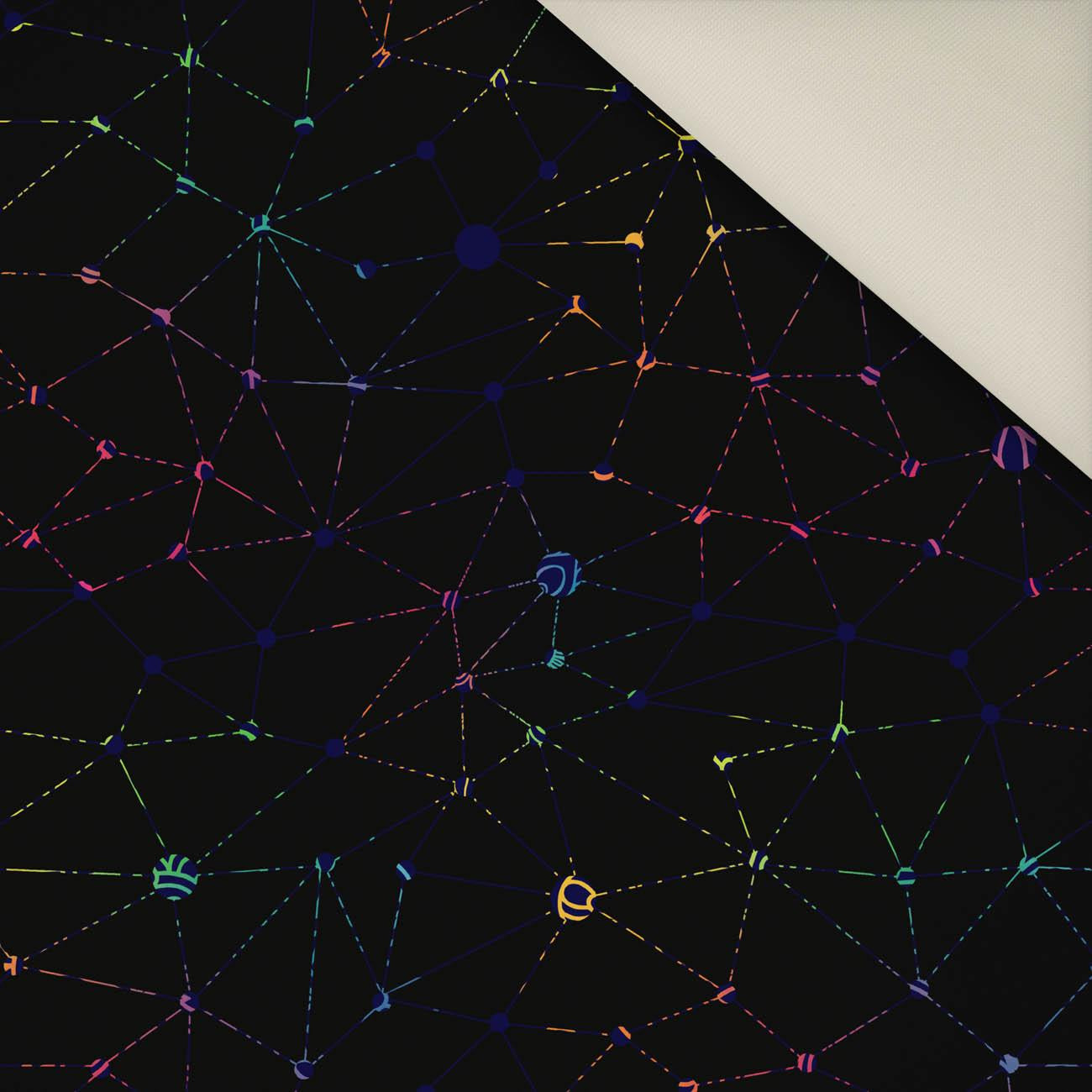 NEON SPINNENNETZ- Potahový velur