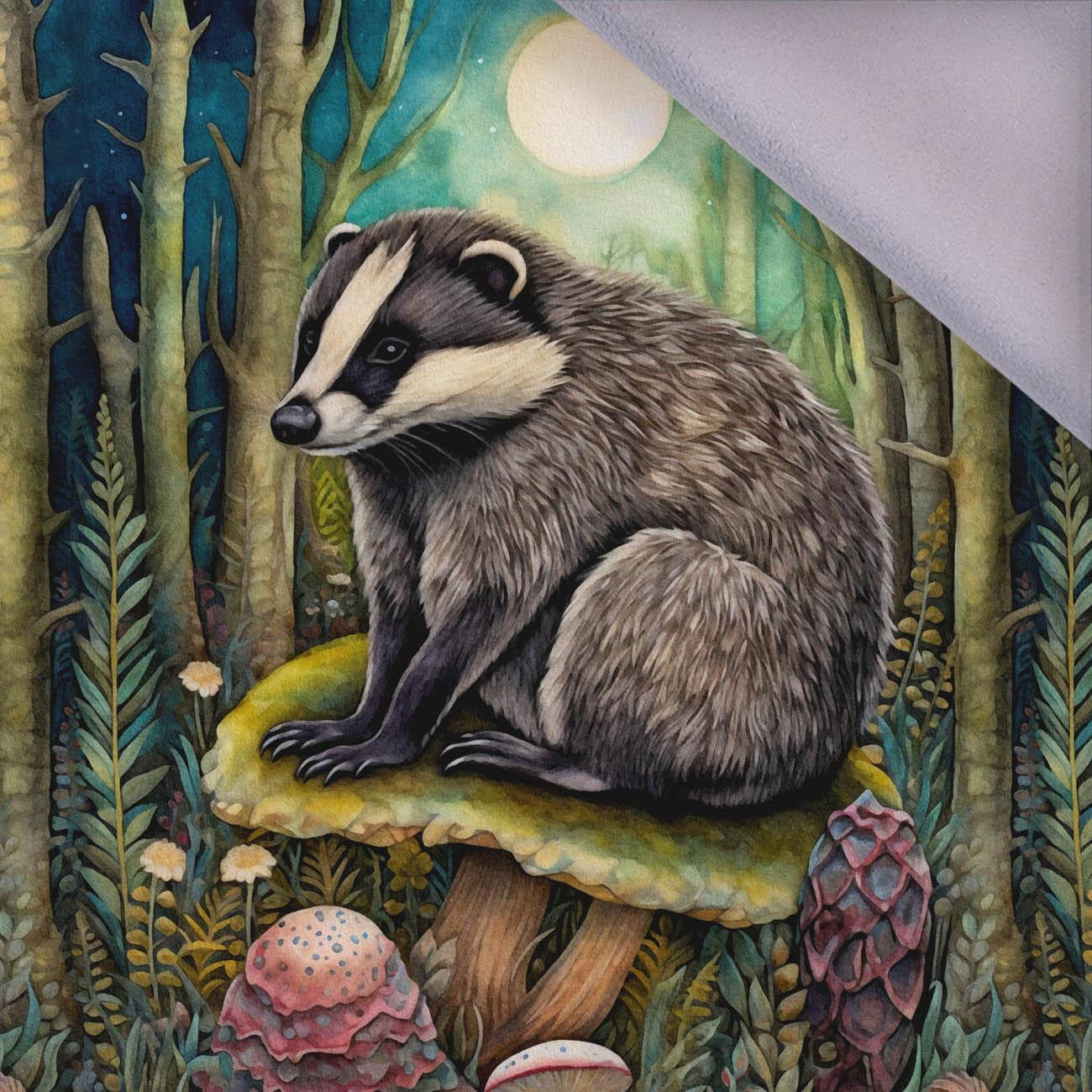 BOHO BADGER - panel, softshell (60cm x 50cm)