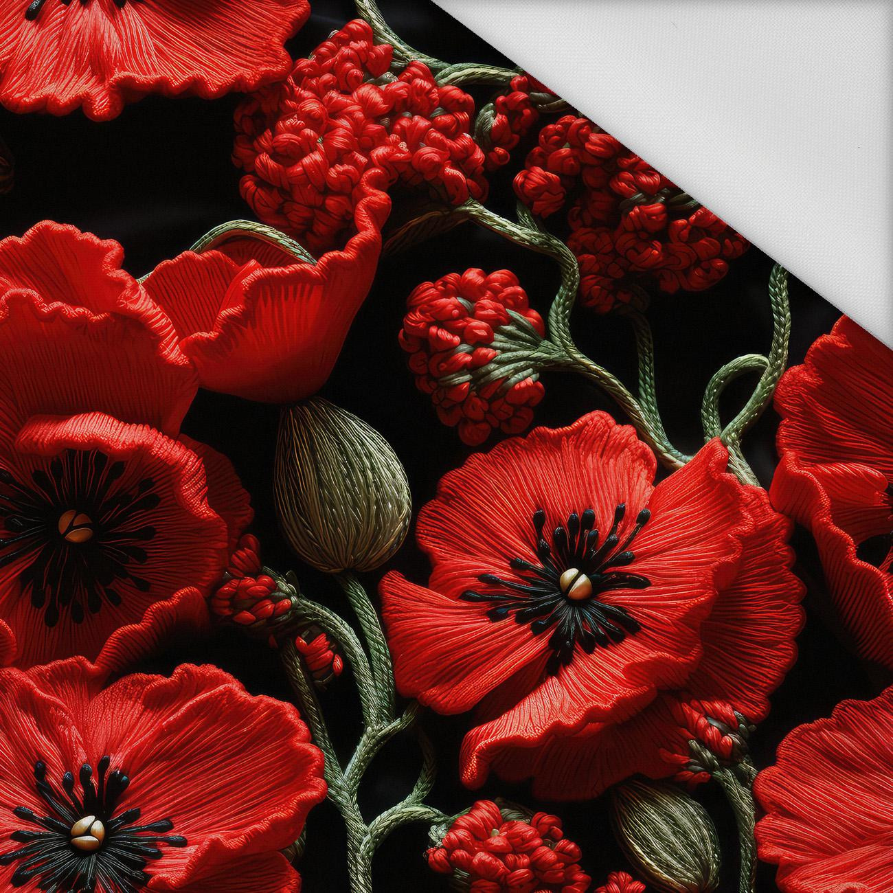 FLOWERS 3D VZ. 7 - tkanina wodoodporna