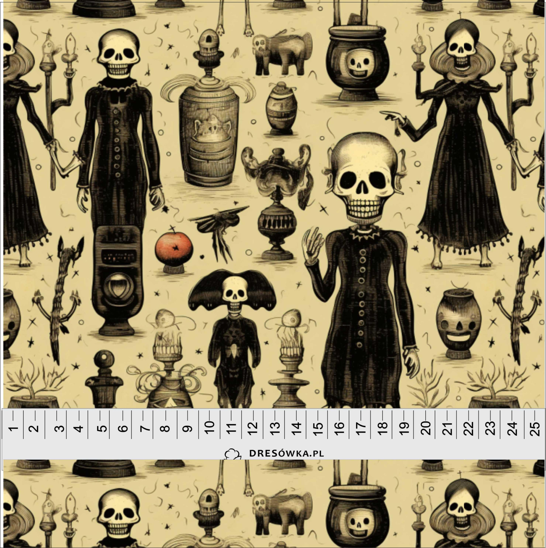 HALLOWEEN wz.2 - tkanina wodoodporna