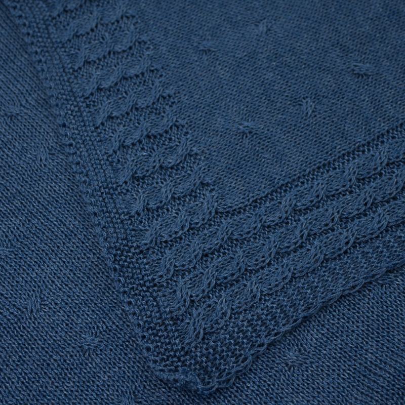 DEKA SOFT(NOPKY) / jeans S - tenký pletený panel