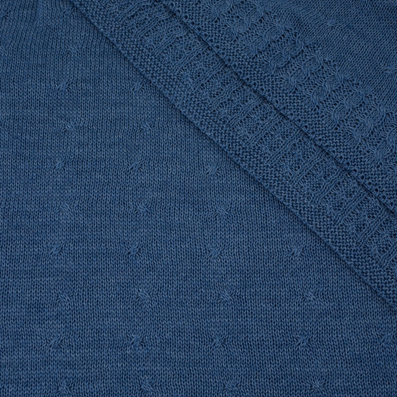 DEKA SOFT(NOPKY) / jeans S - tenký pletený panel