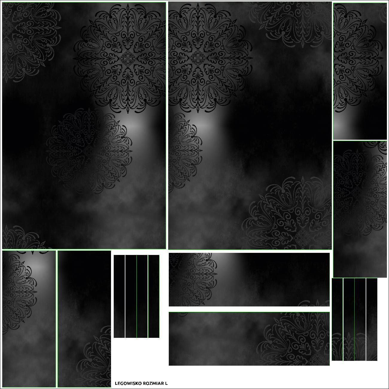 ZVÍŘECÍ POSTEL - MISTY MANDALA - sada siti