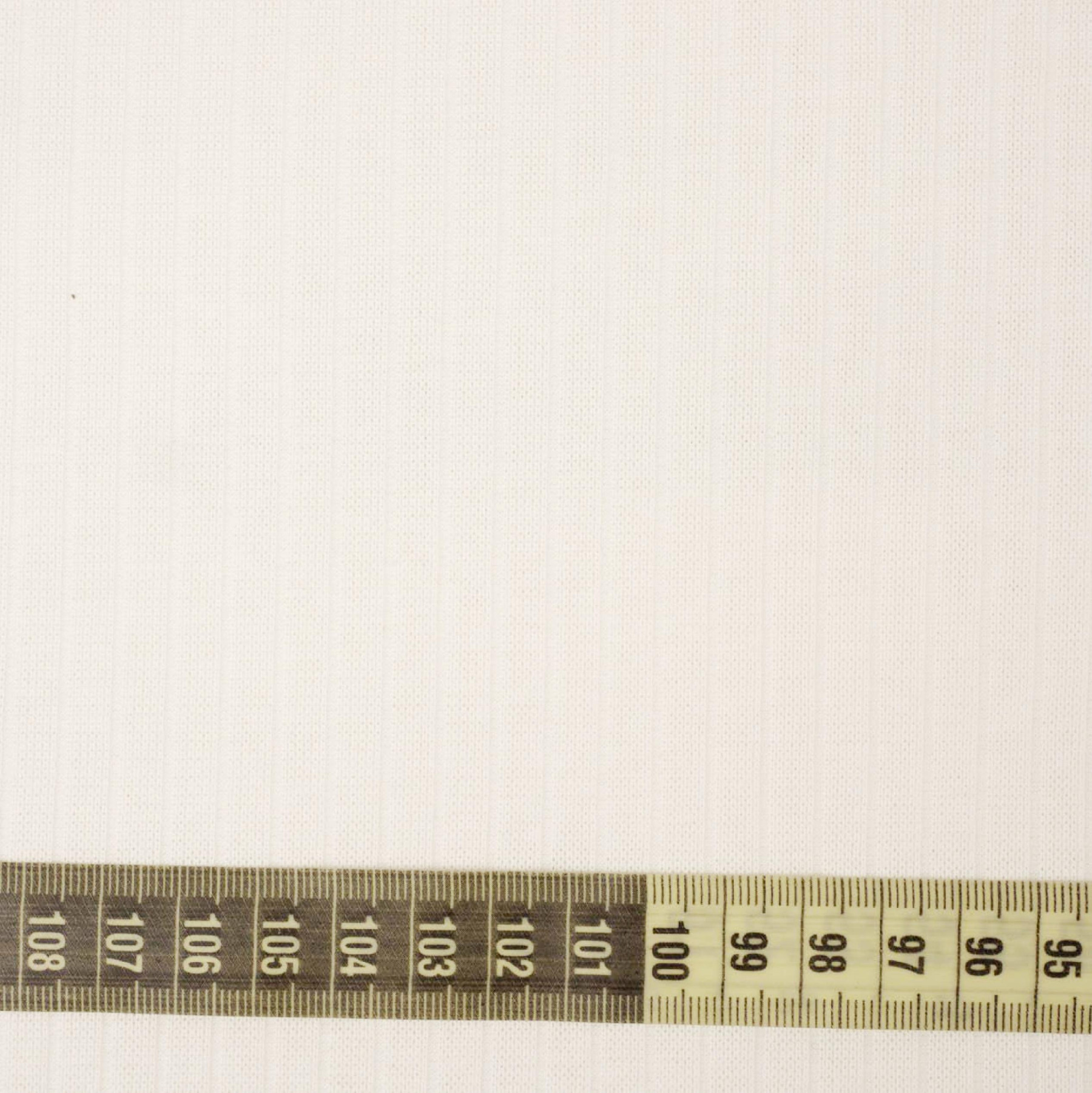 Tenký žebrovaný úplet - Cloud Dancer/ ECRU (D-02) 