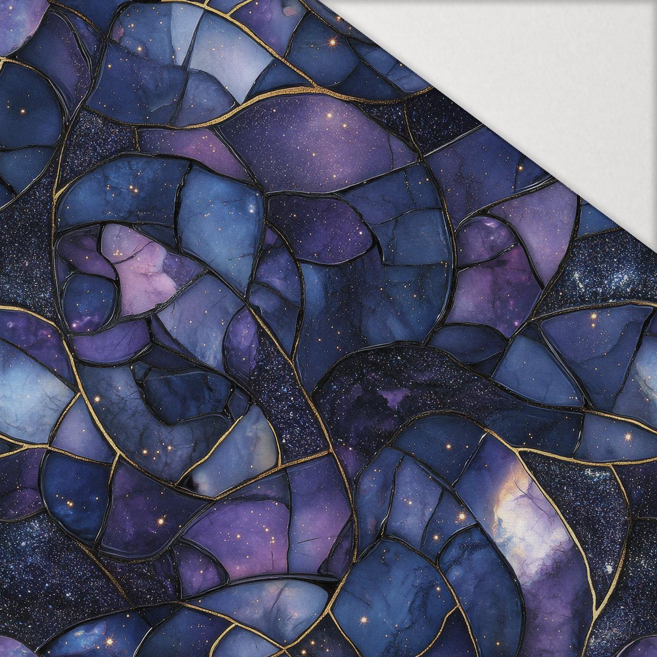 STAINED GLASS WZ. 13 - Hydrofobní česaná teplákovina