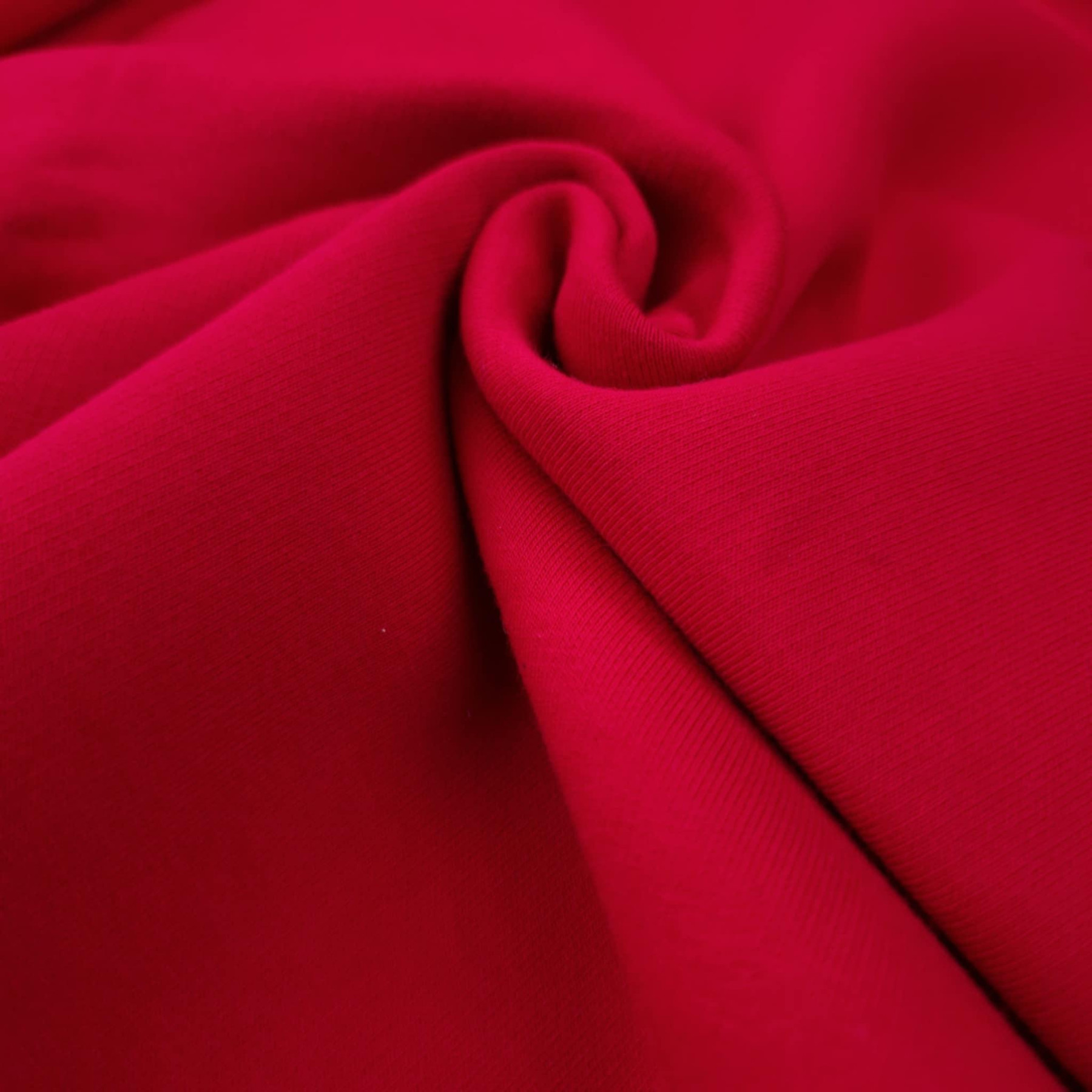 Silná teplákovina počesaná D300 - RED WINE (D-211)