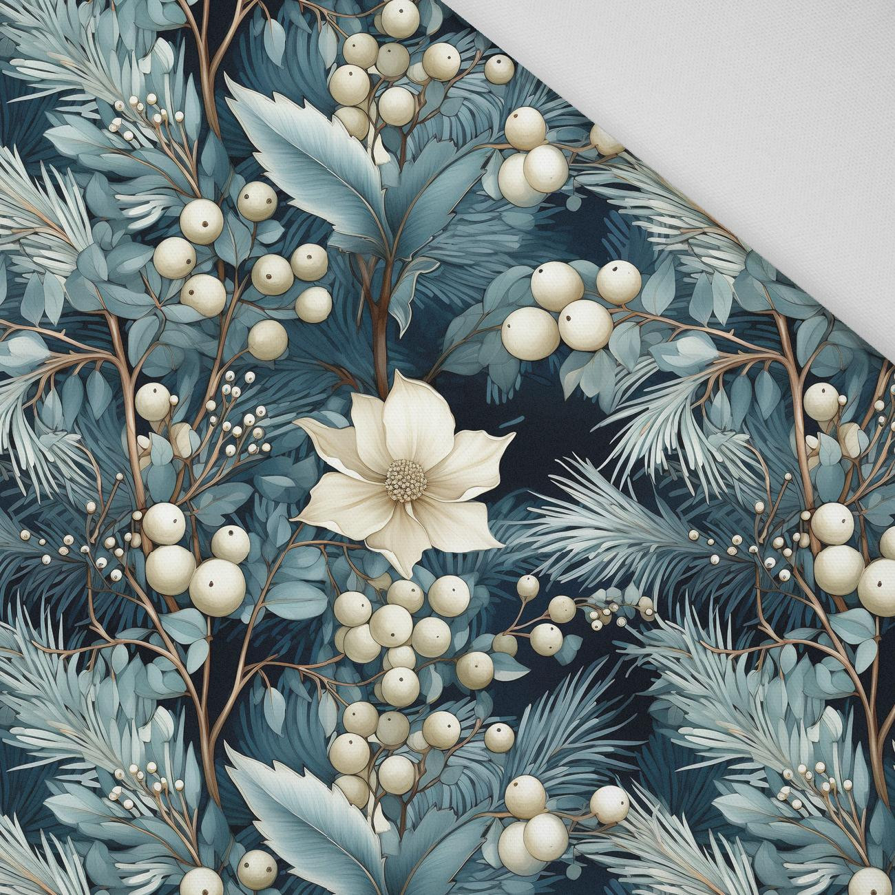 WINTER FLOWERS WZ.2- Slub Weave