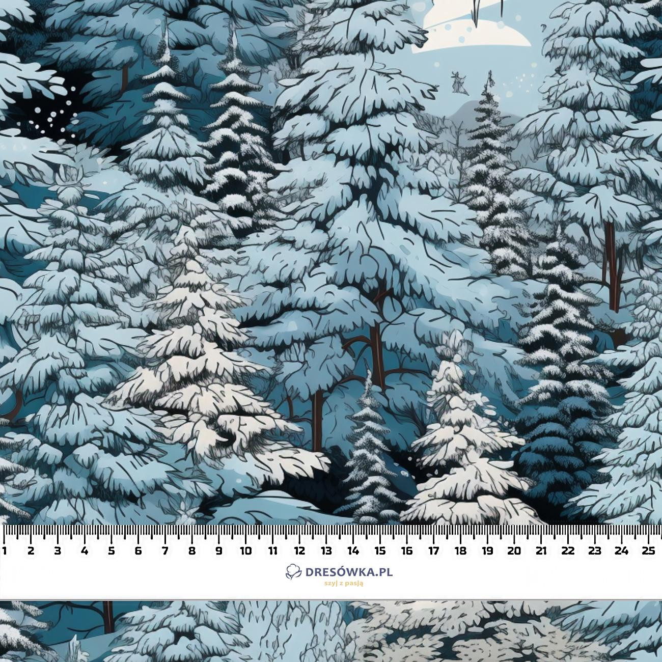 WINTER FOREST VZ. 6 - single jersey 