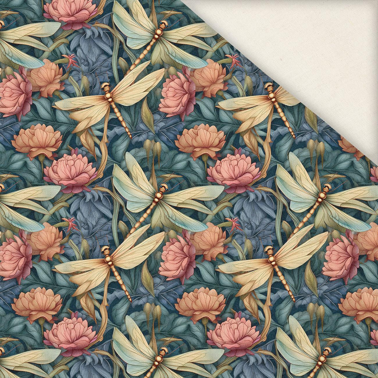 Butterfly & Flowers wz.11- Slub Weave Butterfly & Flowers wz.11- Slub Weave