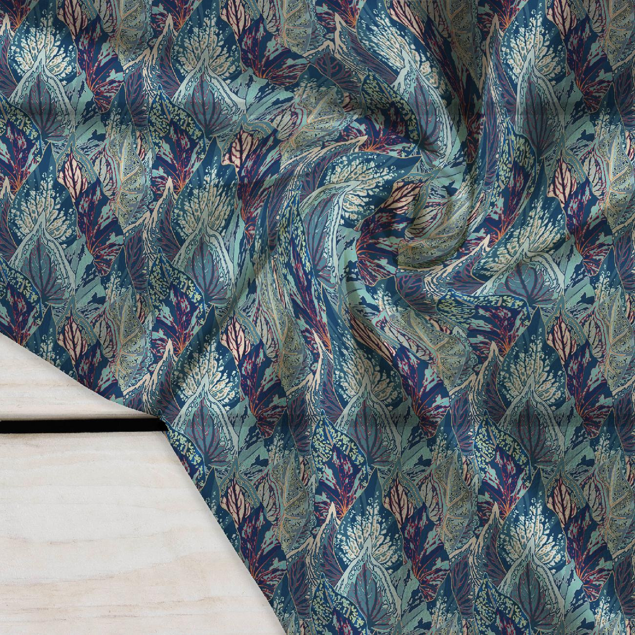 MODRÉ LISTY (VINTAGE) - Krep