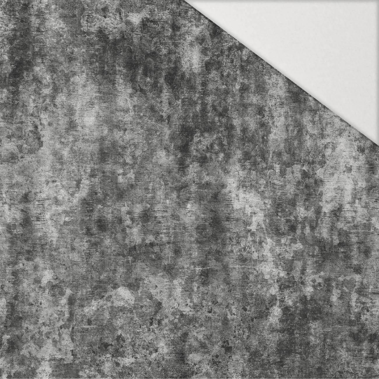 GRUNGE (czarny) - Hydrofobní česaná teplákovina GRUNGE (czarny) - Hydrofobní česaná teplákovina