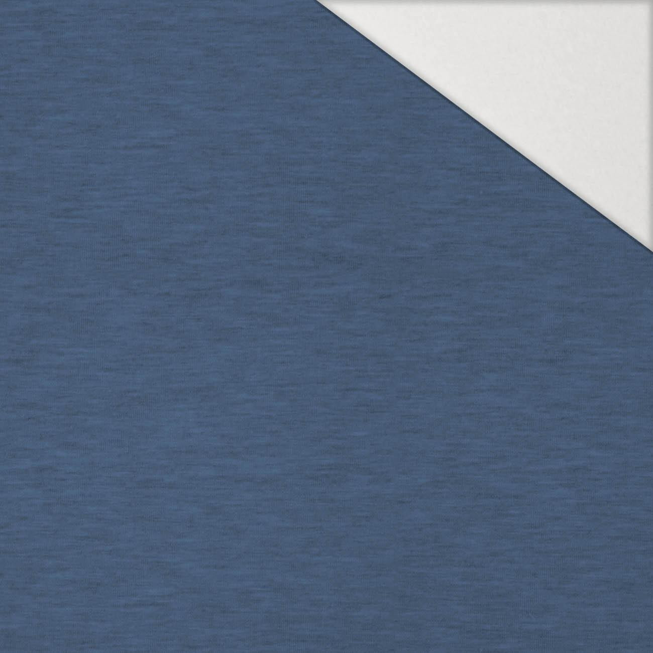 MELÍR BLUE - Hydrofobní česaná teplákovina MELÍR BLUE - Hydrofobní česaná teplákovina