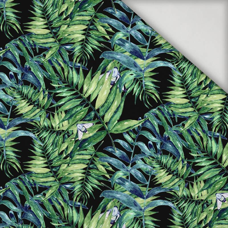 MINI LISTY A HMYZ VZ. 6 (TROPICKÁ PŘÍRODA) / černý - lycra pro plavky 240g MINI LISTY A HMYZ VZ. 6 (TROPICKÁ PŘÍRODA) / černý - lycra pro plavky 240g