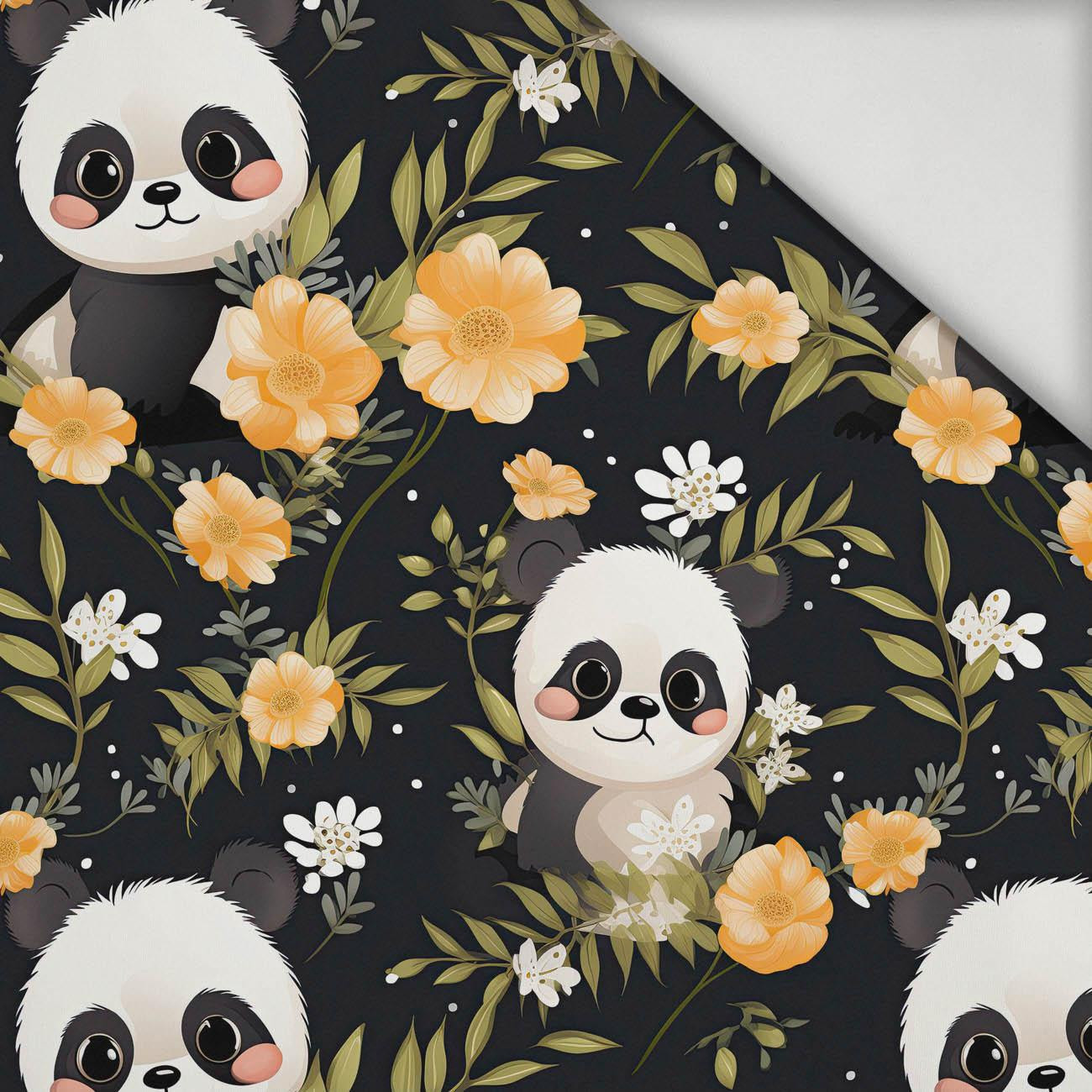 PANDY / KVĚTINY - lycra 300g