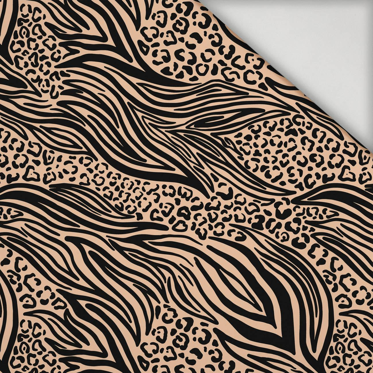 ZVÍŘECÍ MIX / BÉŽOVÝ - lycra 300g ZVÍŘECÍ MIX / BÉŽOVÝ - lycra 300g