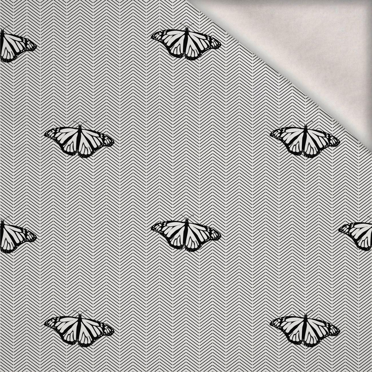 MŮRY / NOČNÍ VOLÁNÍ / bílá - teplákovina počesaná s elastanem ITY