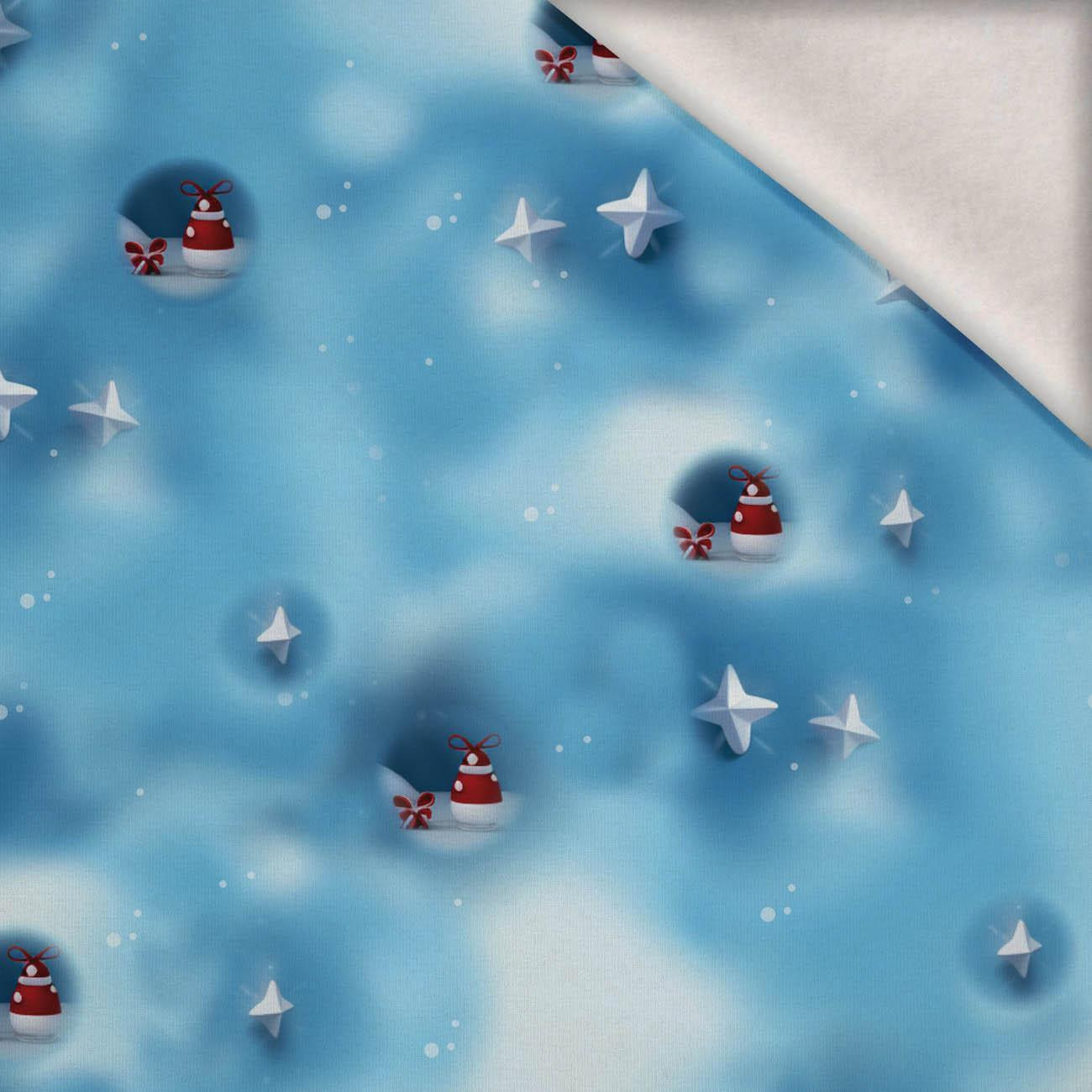 HAPPY CHRISTMAS VZ. 5 - teplákovina počesaná s elastanem ITY