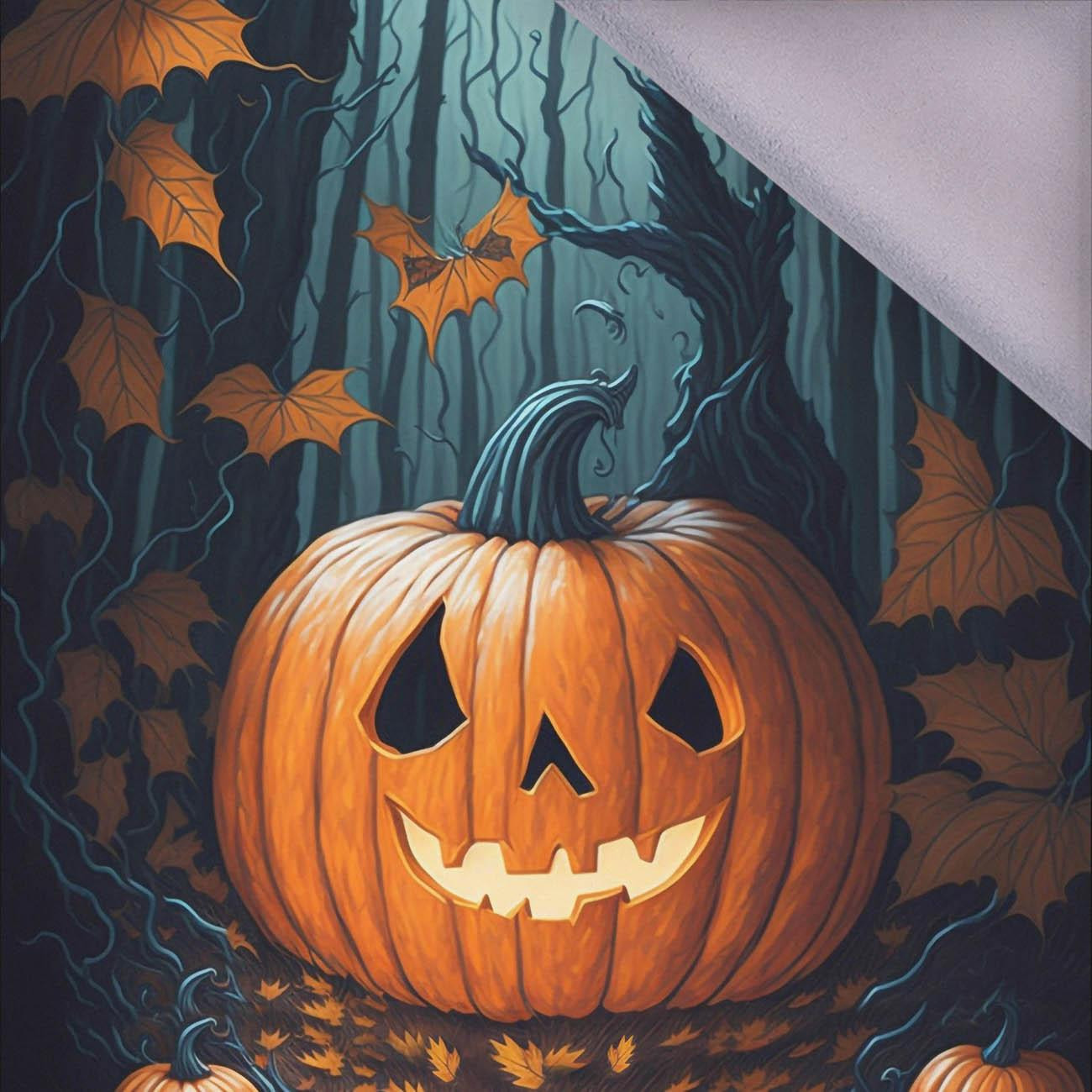 HALLOWEEN PUMPKIN - panel, softshell (60cm x 50cm)