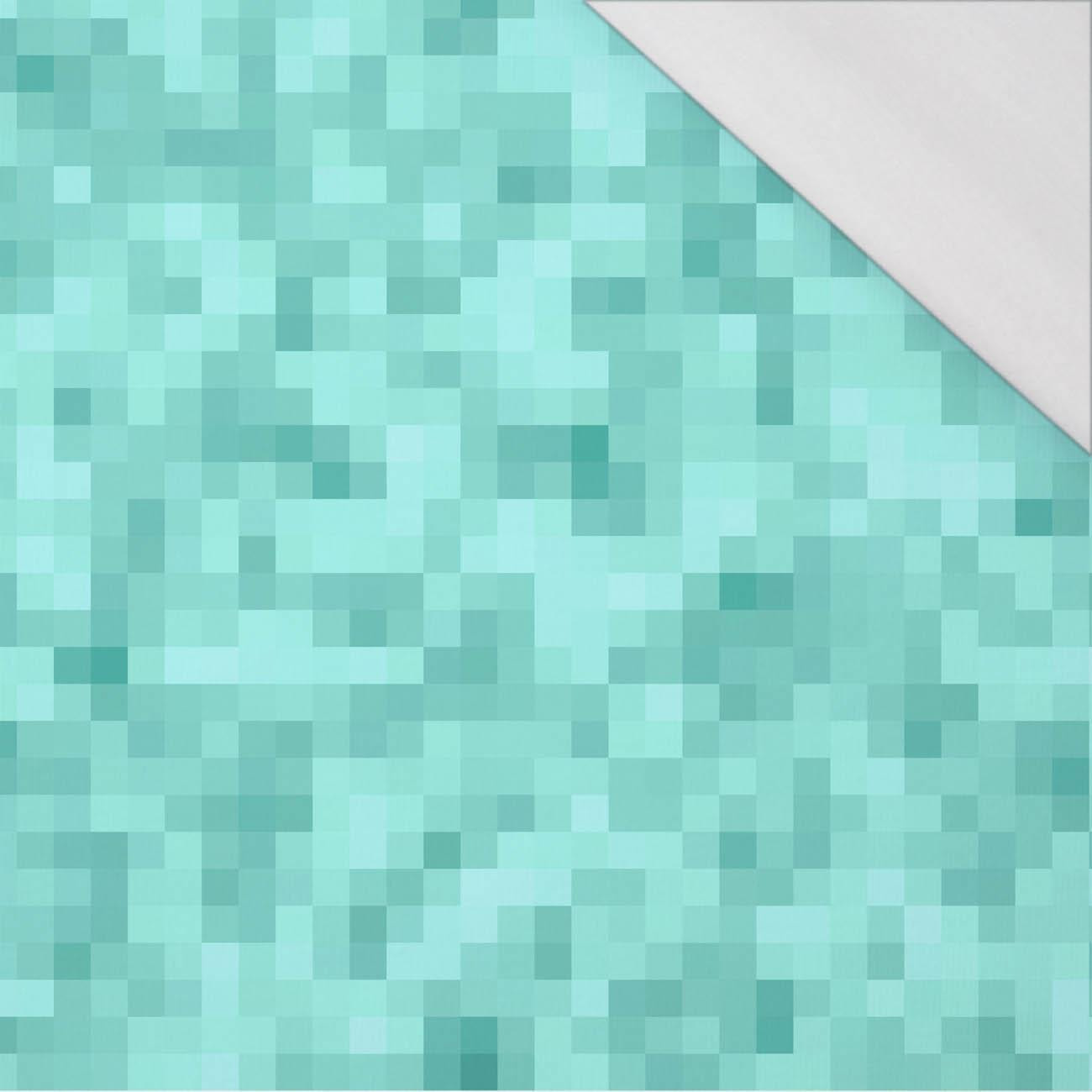 PIXELY Vz. 2 (AQUA) - organický úplet single jersey s elastanem 