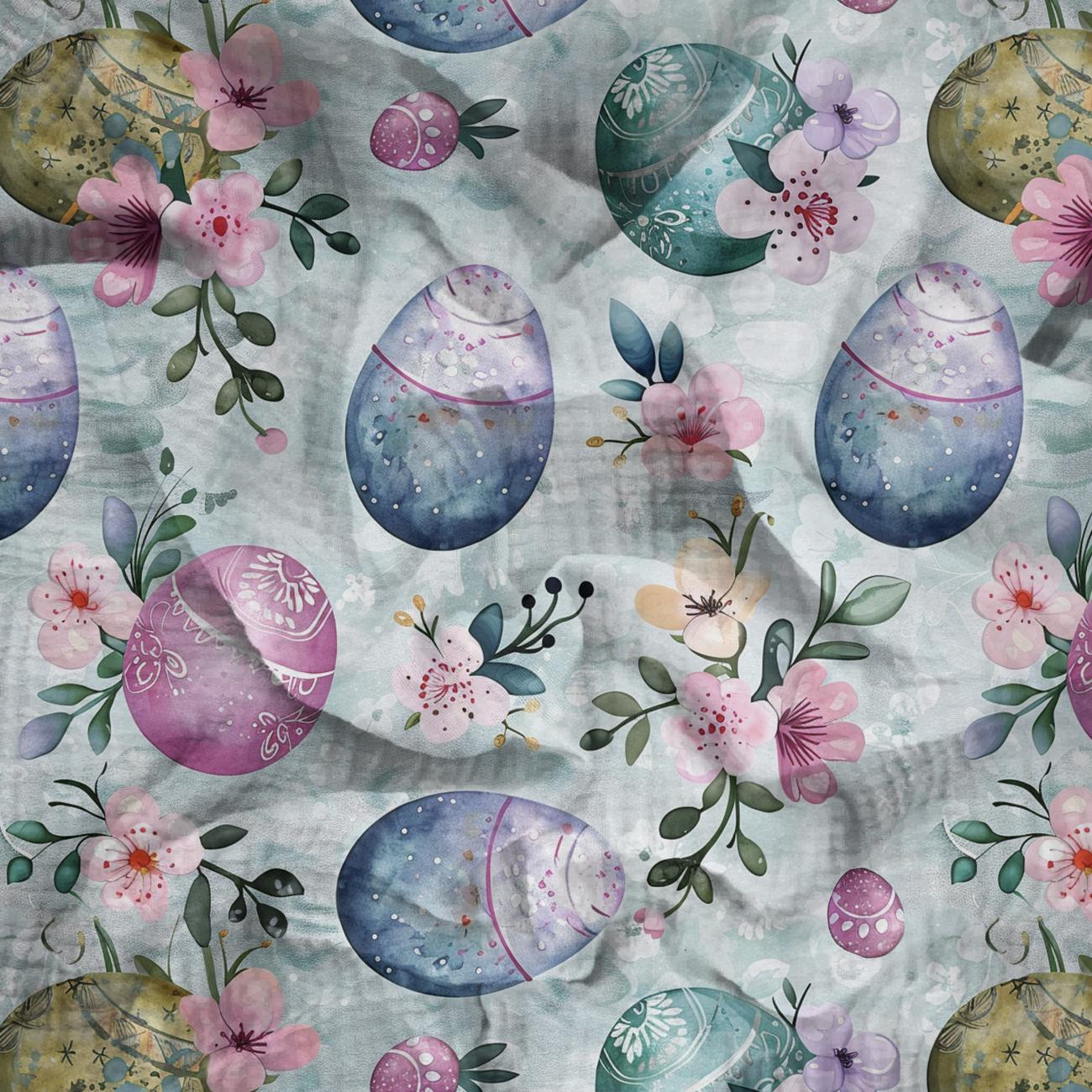 HAPPY EASTER WZ.9 - Mušelín bavlněný HAPPY EASTER WZ.9 - Mušelín bavlněný