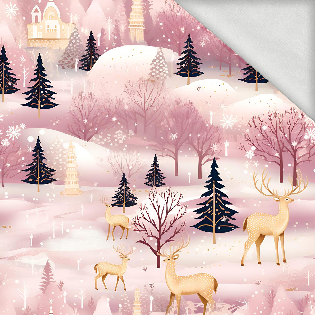 Pink Vintage Christmas wz. 1 - teplakovina