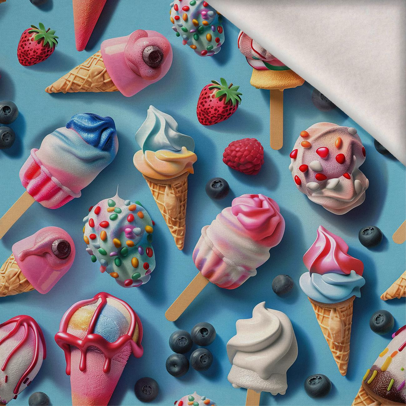SWEETS WZ.14 - teplákovina počesaná s elastanem ITY SWEETS WZ.14 - teplákovina počesaná s elastanem ITY