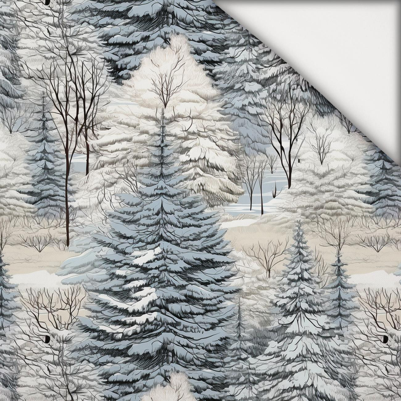 WINTER FOREST VZ. 4 - lehký, česaný úplet