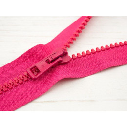 Kostěný zip 50cm dělitelný - fuchsie B-25