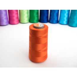 Nitě 5000M overlock elastické -ORANŽOVÉ