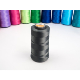 Nitě 5000M overlock elastické -TMAVOŠEDIVÉ
