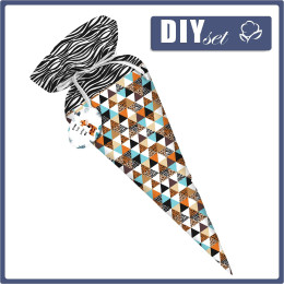 První třída Candy Cone - TROJÚHELNÍKY / SKVRNY / Velikost na výběr
