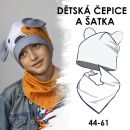 PAPÍROVÝ STŘIH - ČEPICE A ŠATKA