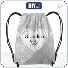 Sada batoh-pytel - GRANDMA KNOWS BETTER / damasco