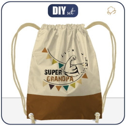 Sada batoh-pytel - SUPER GRANDPA / síla