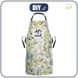 Zástěra - LET'S COOK - Sada šití